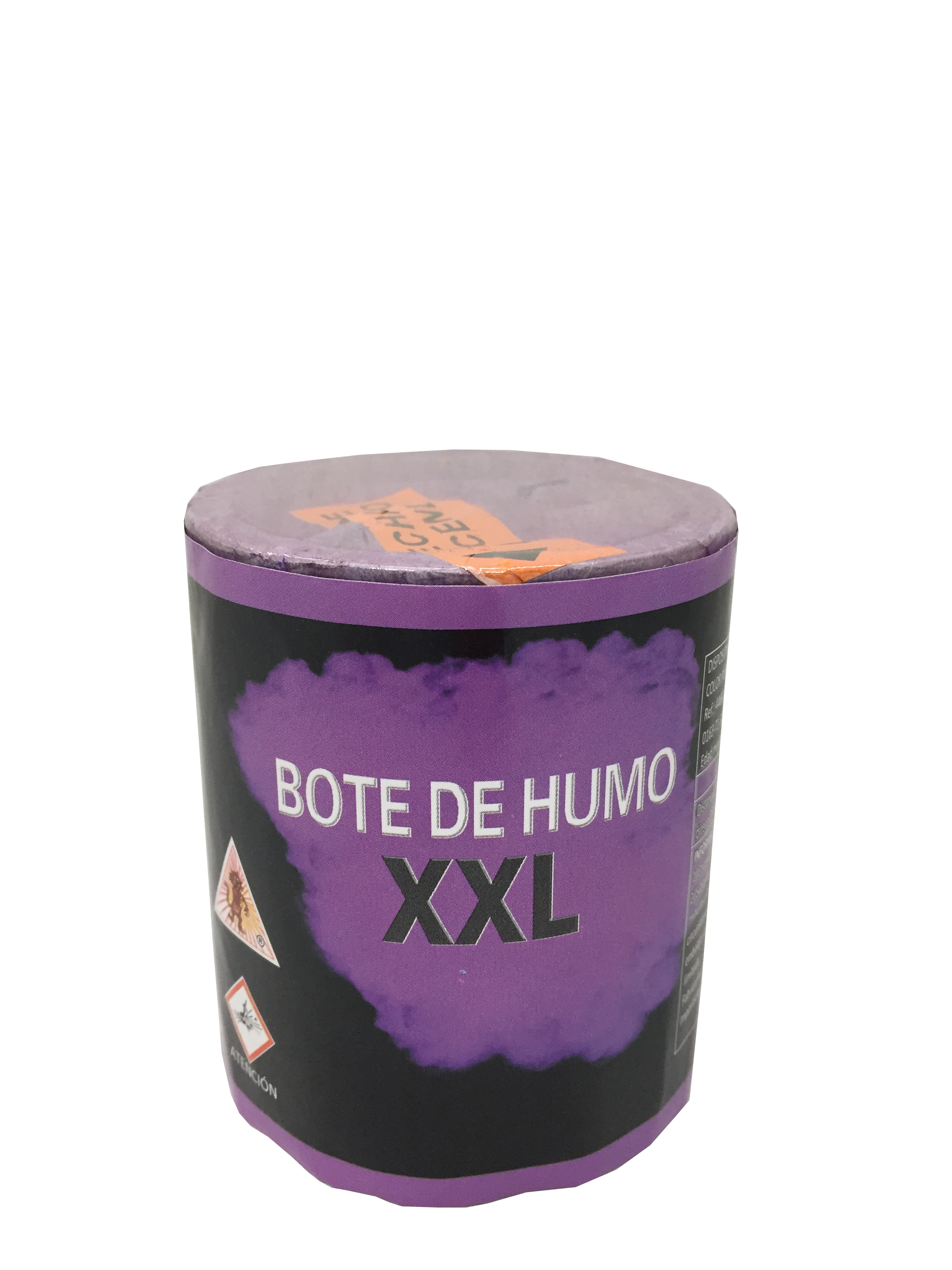 Bote de humo gran intensidad purpura